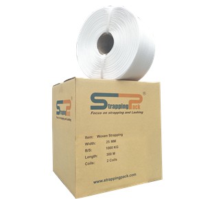 19mm x 750kg Polyester Woven Strapping